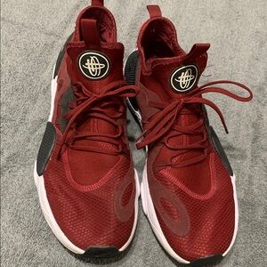 Red Athletic Sneakers with Logo